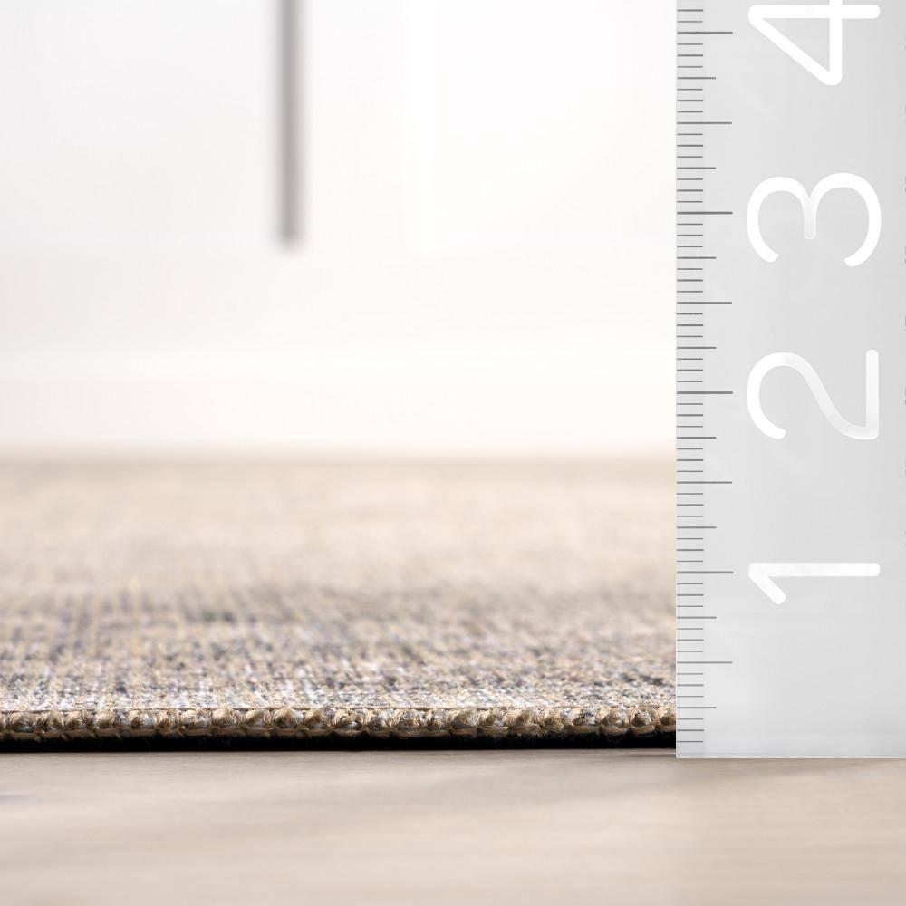 Nuloom Hillstone Collection Else Traditional Vintage Medallion Area Rug, 4' x 6', Beige
