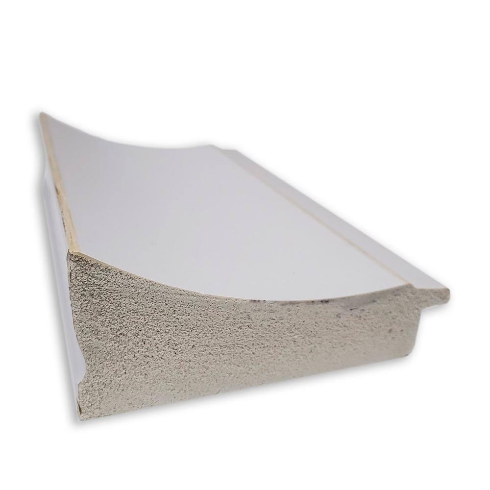 20" x 24" Flair Framed Bathroom Vanity Wall Mirror Soft White - Amanti Art: Modern Rectangle, Satin Finish, No Assembly Required