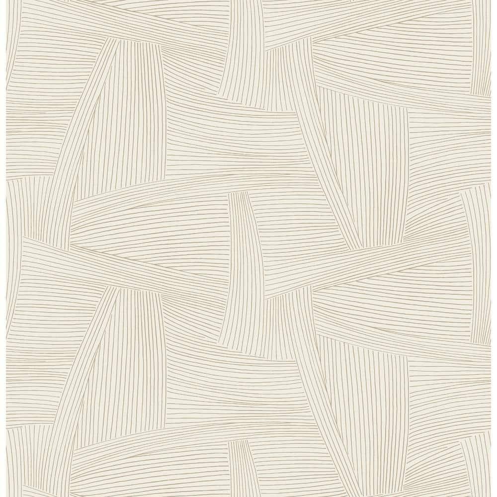 A-Street Prints Reid Black Woven Geometric Wallpaper | Perigold