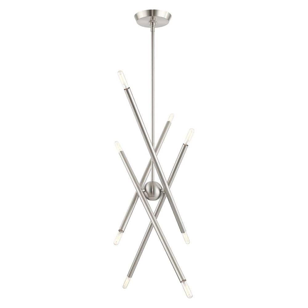 Livex Lighting Soho 8 - Light Chandelier in  Brushed Nickel