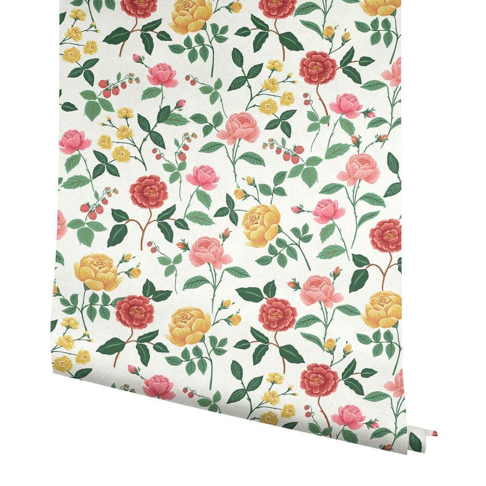 Rifle Paper Co. Roses Wallpaper