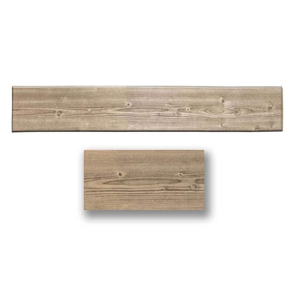 À LA MAISON CEILINGS WP105rb-96 Foam Wood Ceiling Planks 39 in x 6 in, Rustic Beige, Pack of 96 (156 sq.ft/Case)