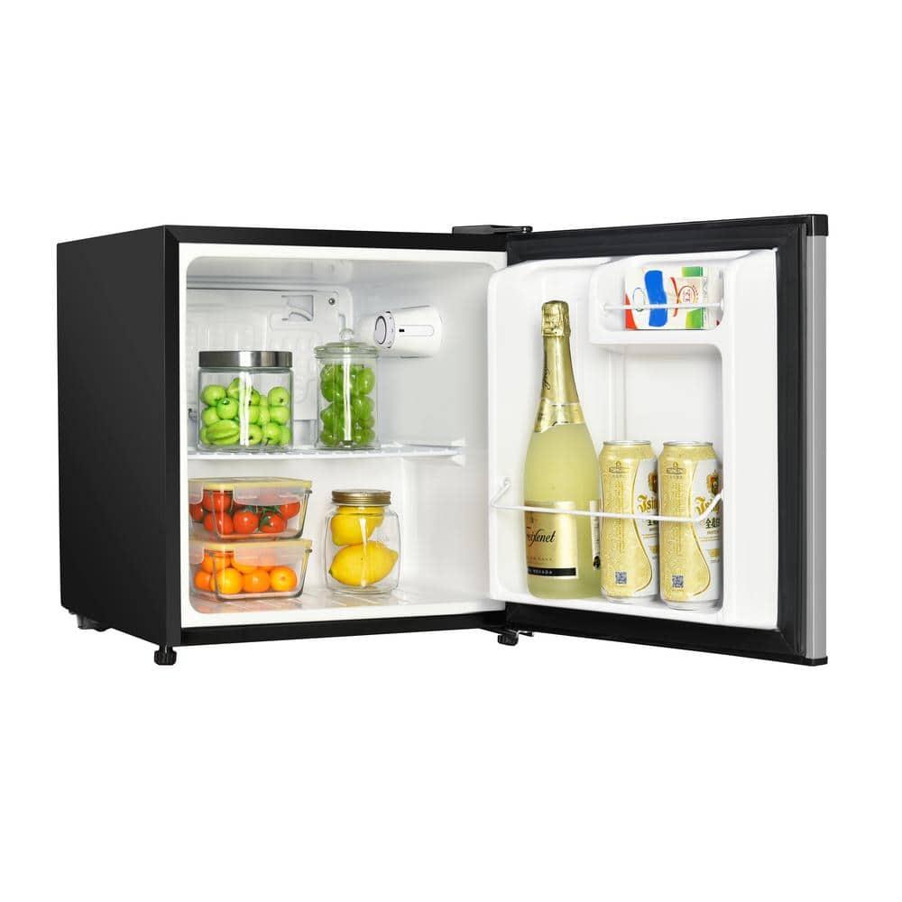 Magic Chef 1.7 Cubic-ft Manual Defrost Refrigerator (Black)