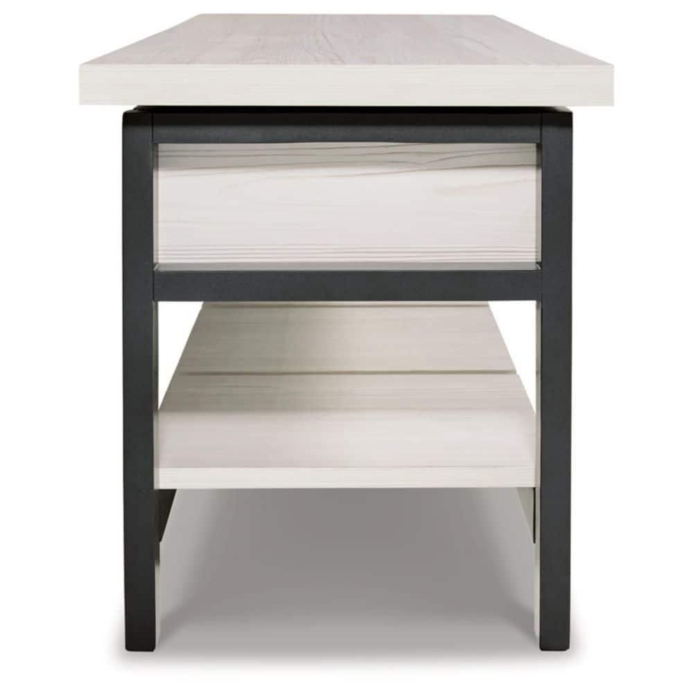 Signature Design by Ashley Casual Rhyson Storage Bench  White