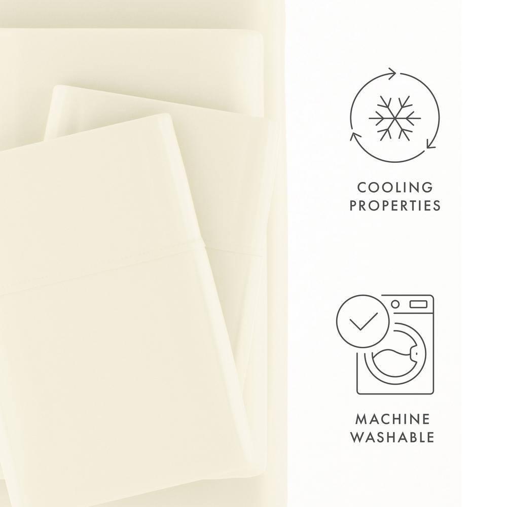 RE/FINE™ Sheet Set Cooling 100% Rayon From Bamboo Silky Soft Bedding