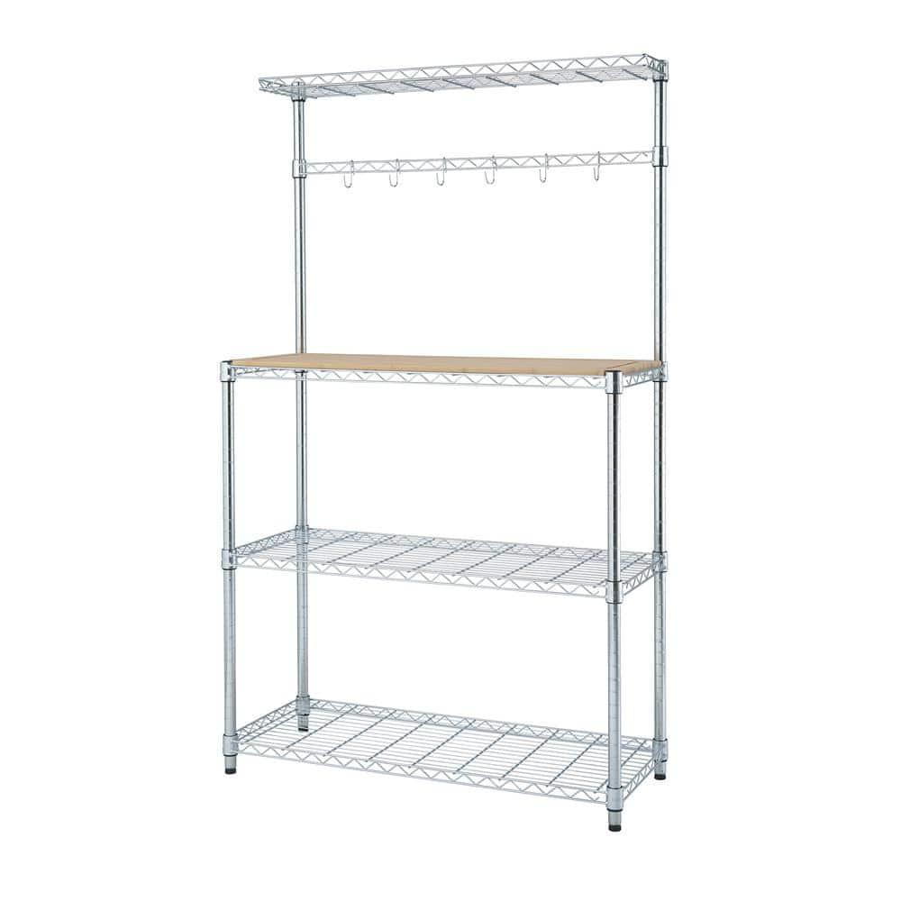 TRINITY EcoStorage® 36x14x60 Commercial Baker's Rack - Chrome