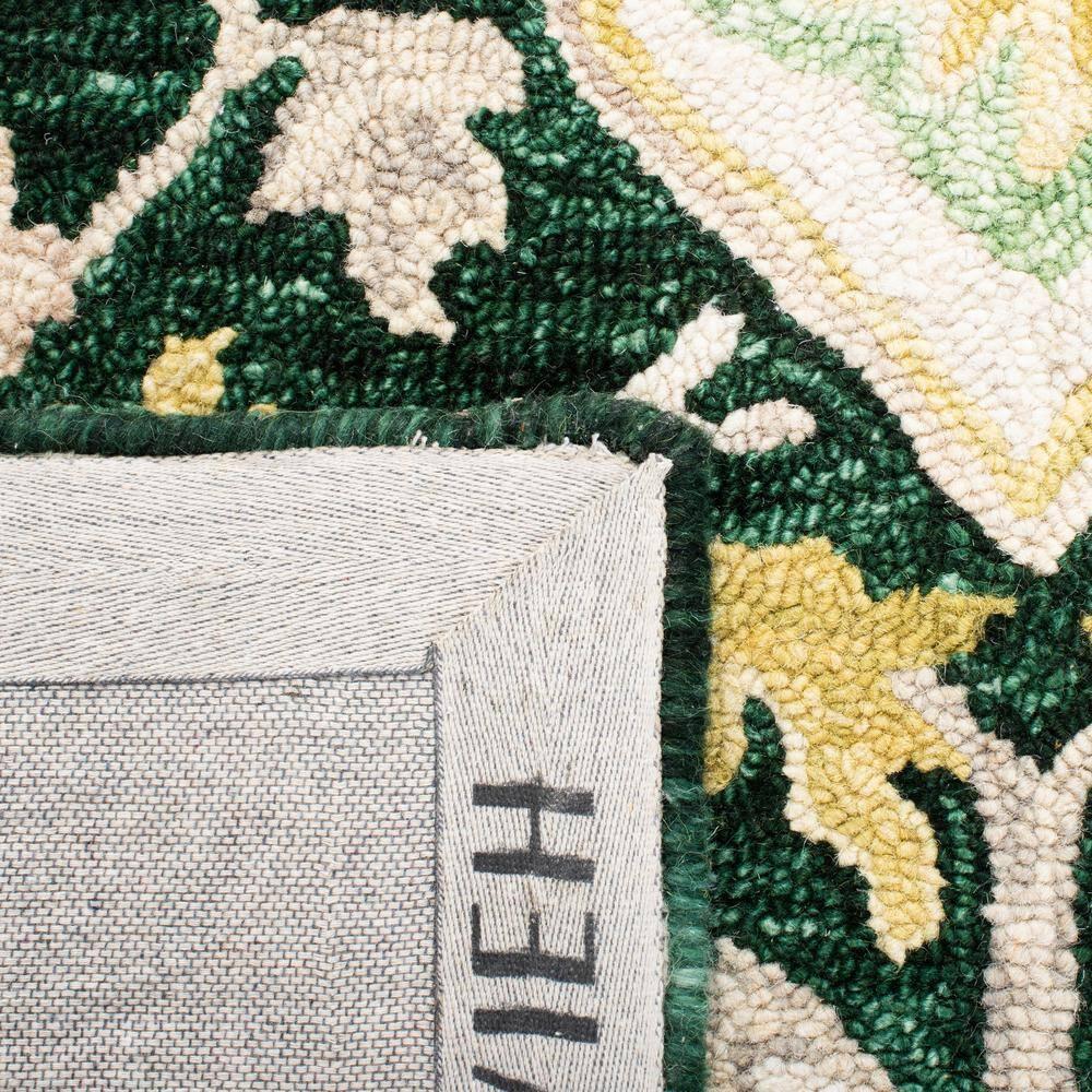 Aspen APN705 Hand Tufted Area Rug - Green/Ivory - 8'x10' - Safavieh.