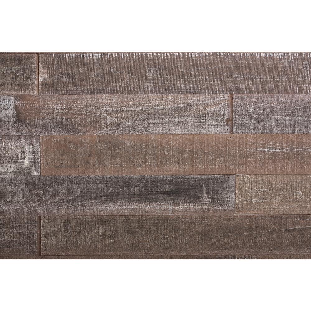 Thermo-Treated 1/4 in. x 5 in. x 4 ft. Barn Wood Wall Planks (10 sq. ft. 6-Pack)