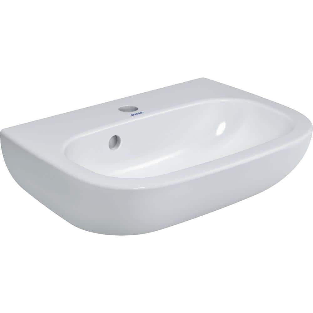 D-Code Ceramic 18" Bathroom Sink with Overflow