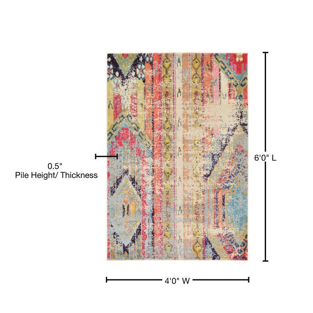 Unique Loom 4' 1 x 6' 1 Multi Sedona Yosemite Area Rug