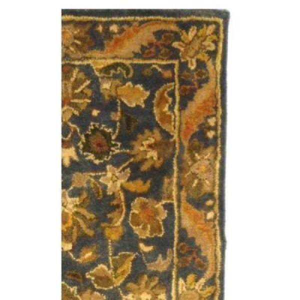 Antiquity AT52 Hand Tufted Indoor Accent Rug - Blue/Gold - 2'x3' - Safavieh