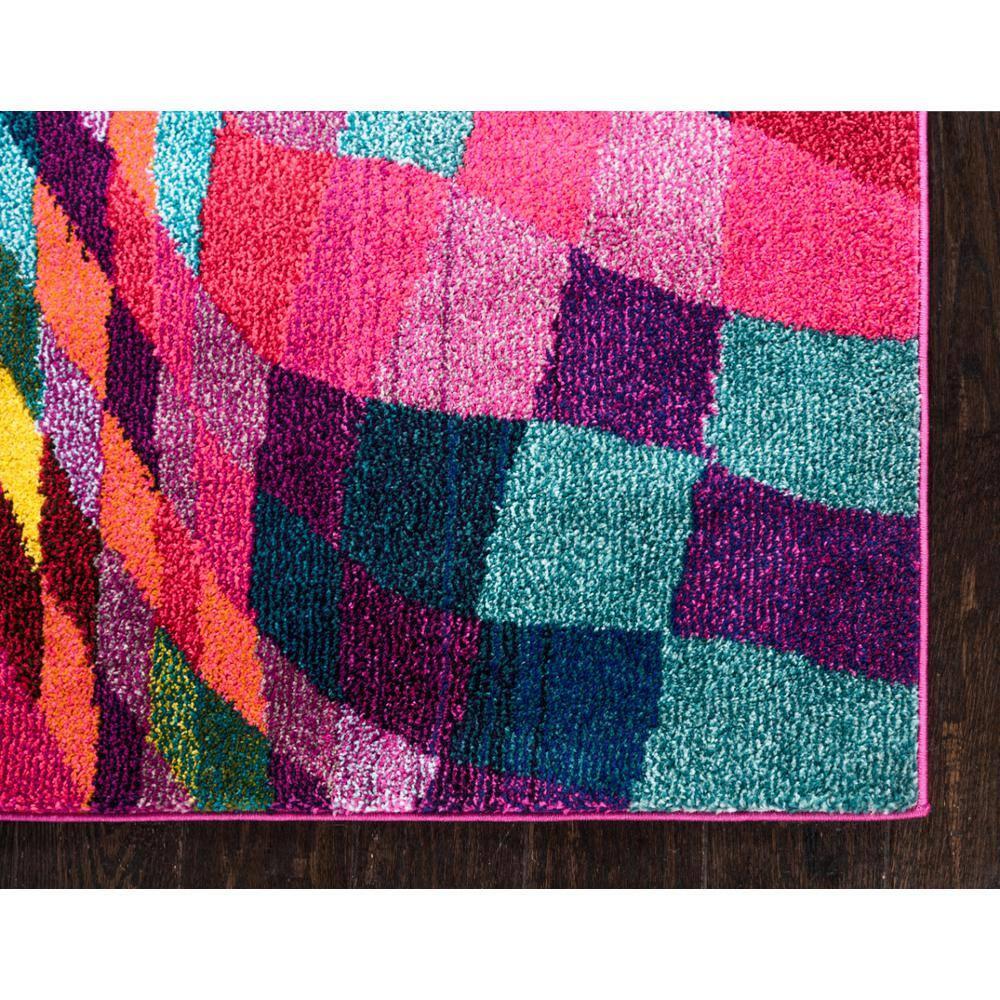 Unique Loom Estrella Collection Area Rug - Horta (5' 1" x 8' Rectangle Multi/Blue)
