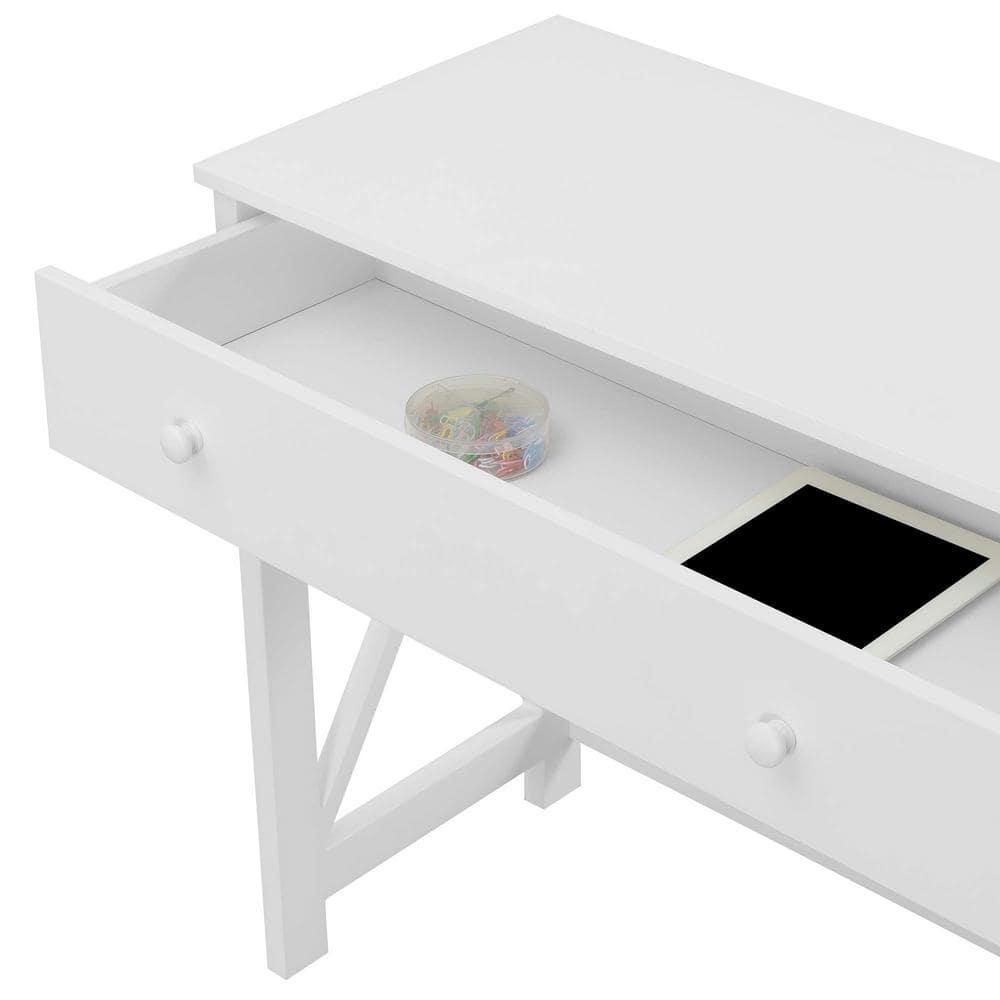 Convenience Concepts Oxford 30 inches Tall 1 Drawer 36-inch Desk, White, All Ages