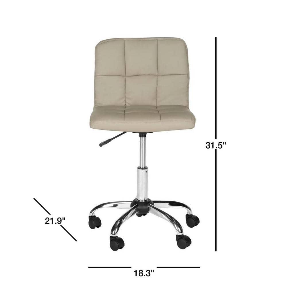 Brunner Desk Chair - Grey - Safavieh