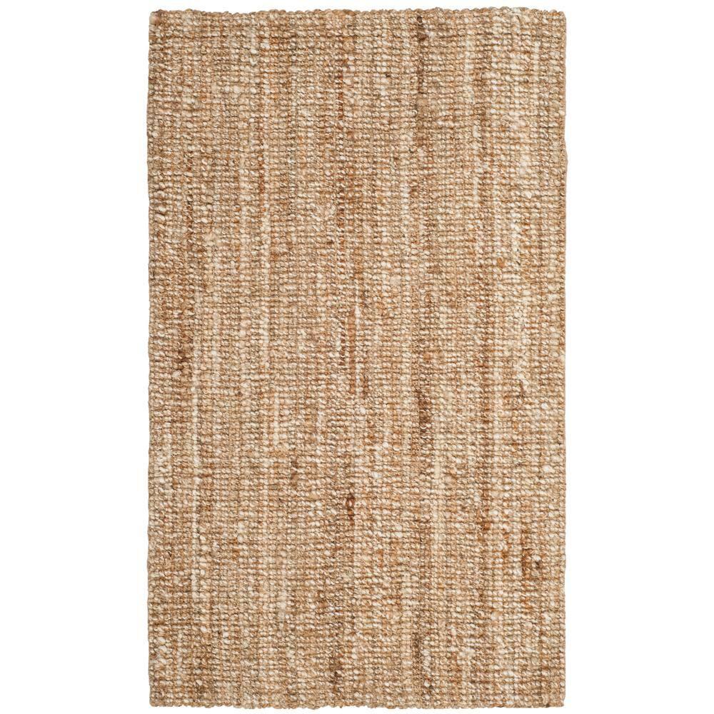 Natural Fiber NF447 Hand Woven Indoor Accent Rug - Natural/Ivory - 3'x5' - Safavieh