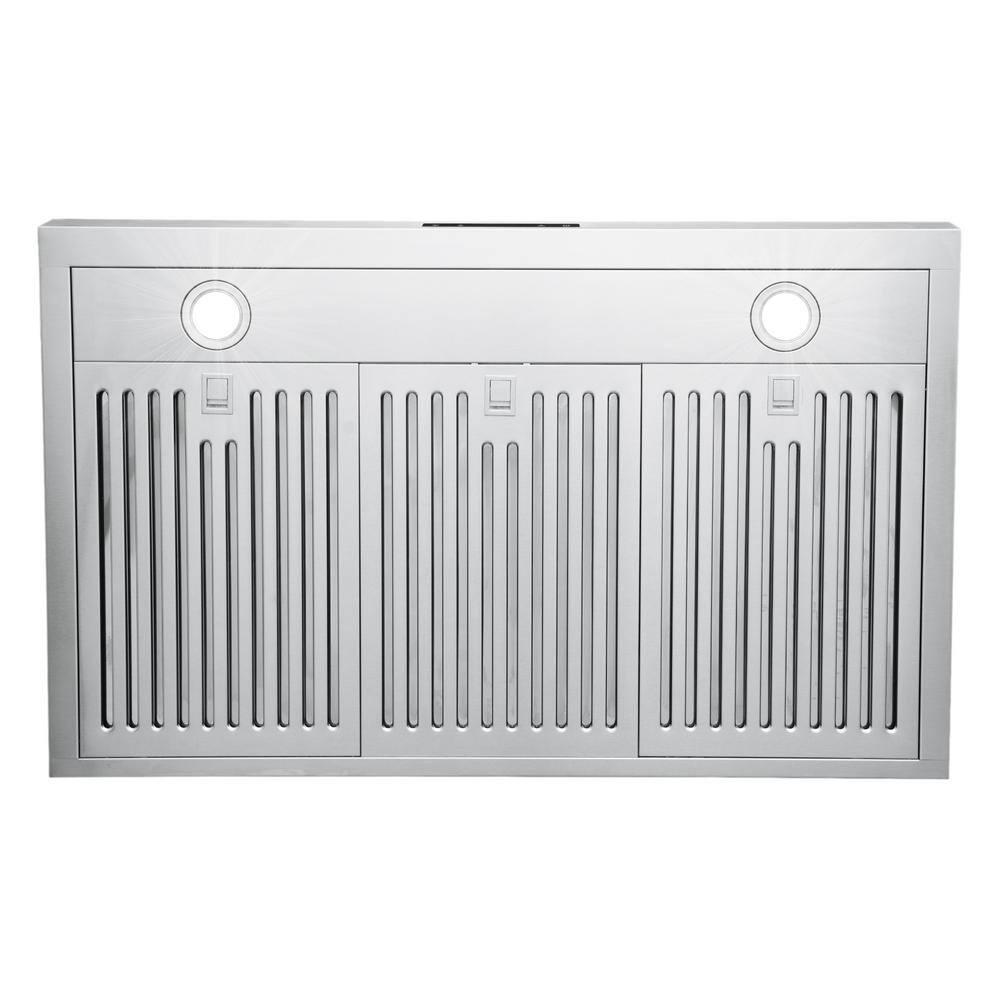 Cosmo 36 in. Haven Collection Ducted Under Cabinet Range Hood, Touch Controls, LED Lights, Permanent Filters, Stainless Steel