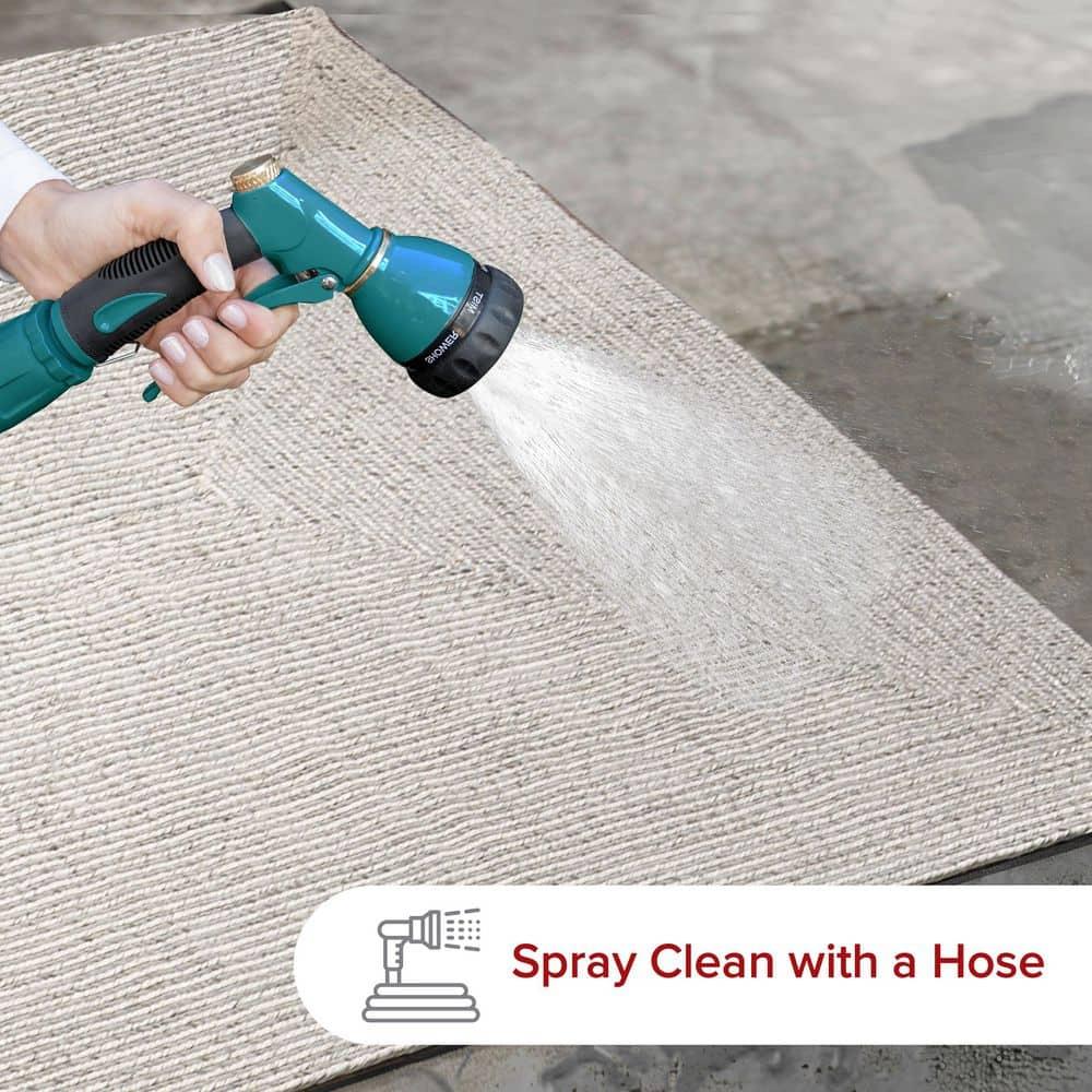 Nuloom Monique Floral & Paisley 2x3 Indoor/Outdoor Accent Rug for Living Room Patio Deck Front Porch Entryway Kitchen, Blue/Multicolor