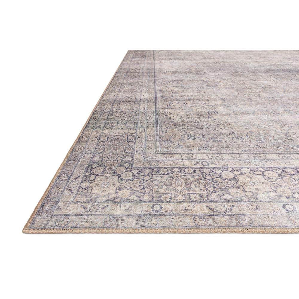Loloi II Wynter WYN-03 Silver / Charcoal Oriental Area Rug 7'-6" x 9'-6"