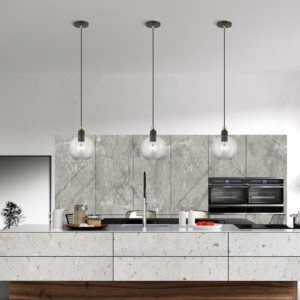 Livex Lighting Downtown 1 - Light Pendant in  Bronze/Antique Brass