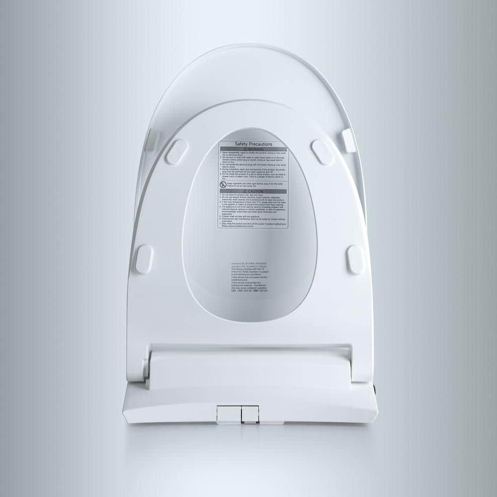 WoodBridge BID03 Smart Electric Bidet Seat: Auto Open/Close, Child Wash for Kids & Disabled via Wireless Remote, Heated Seat, Warm Water, Night Light & Deodorization