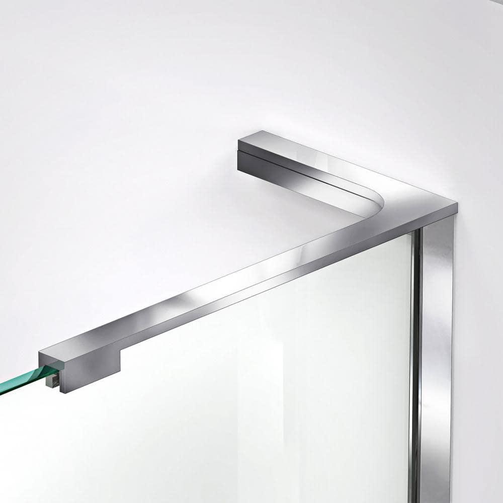 Unidoor-X 59.5" x 72" Frameless Rectangle Hinged Shower Enclosure