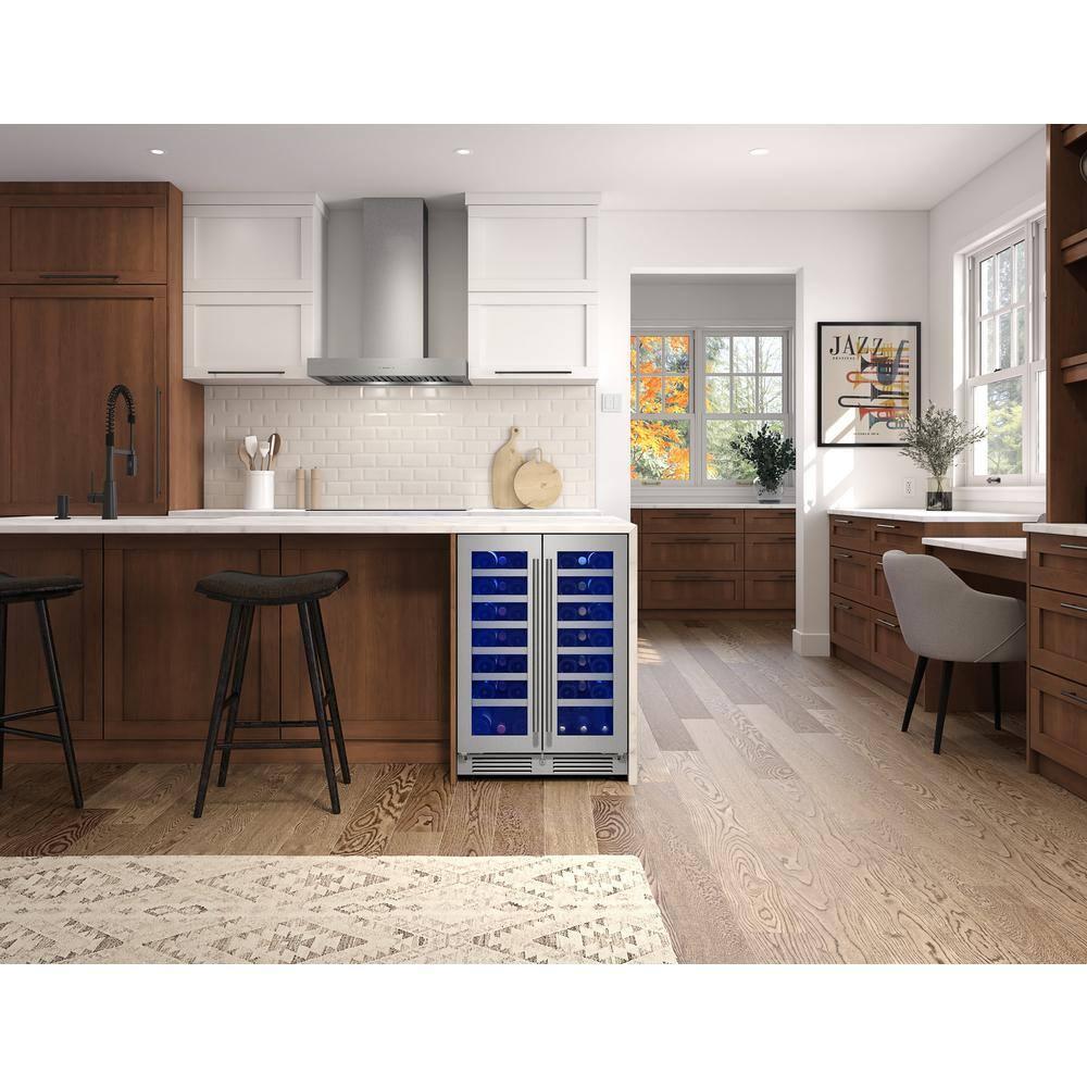 Zephyr Presrv 24" 42-Bottle Dual Zone Wine Cooler