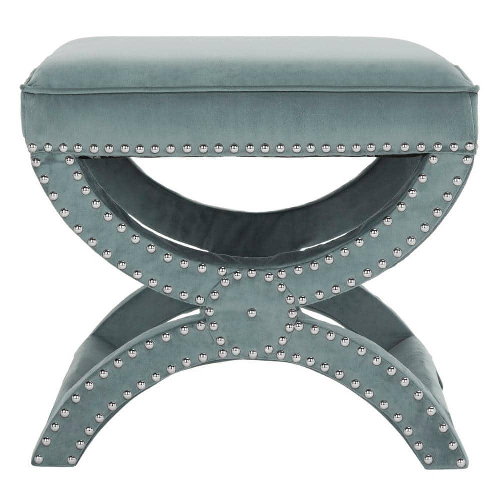 Mystic Ottoman - MCR4645 - Blue - Safavieh