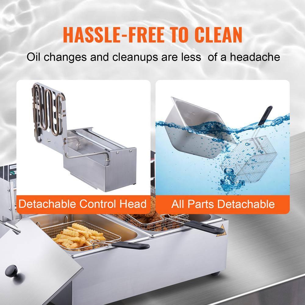 VEVOR VEVOR 3000 Watt 24 2 Basket Deep Fryer Accessory