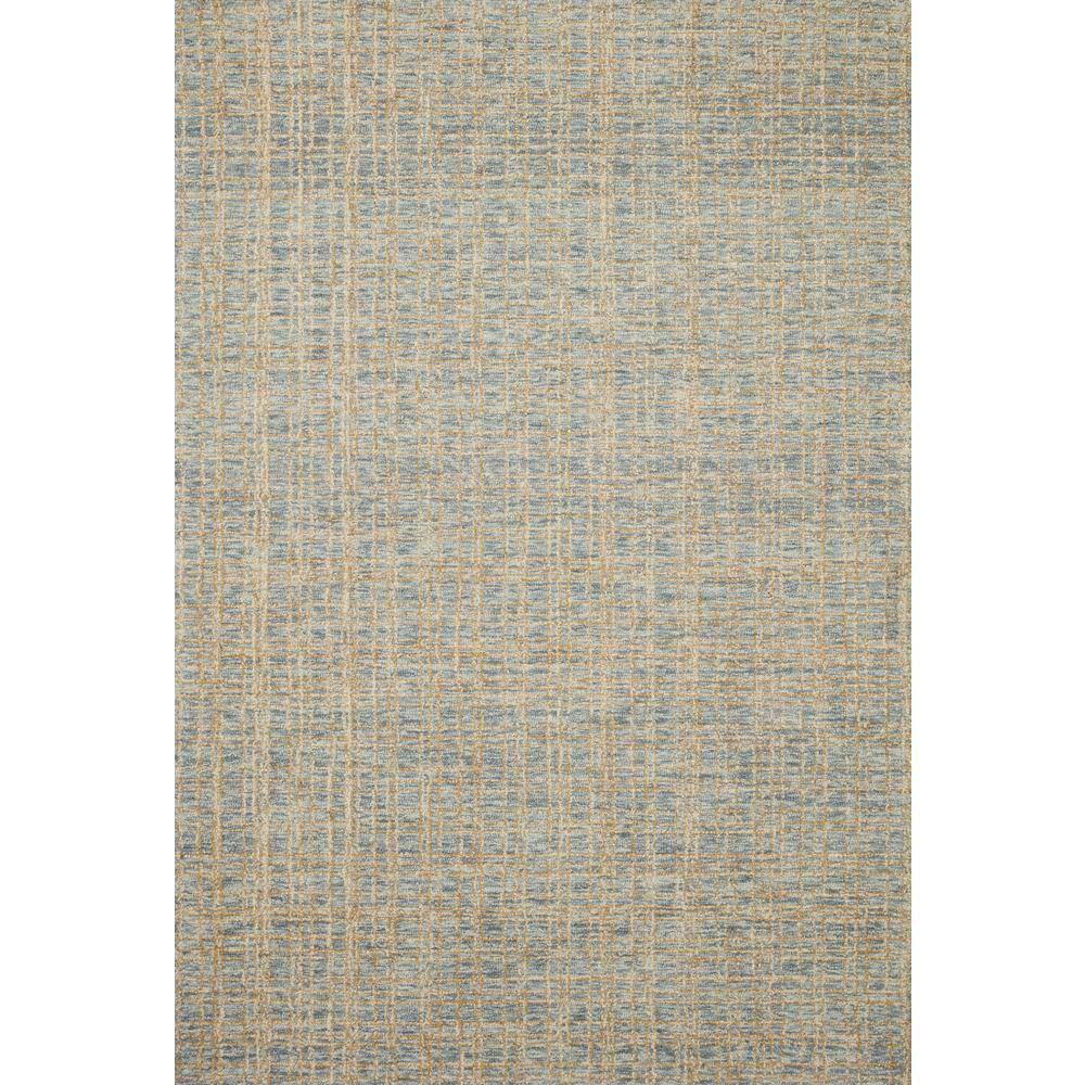 Chris Loves Julia x Loloi Polly Checkered Hand-tufted Blue/Sand Area Rug