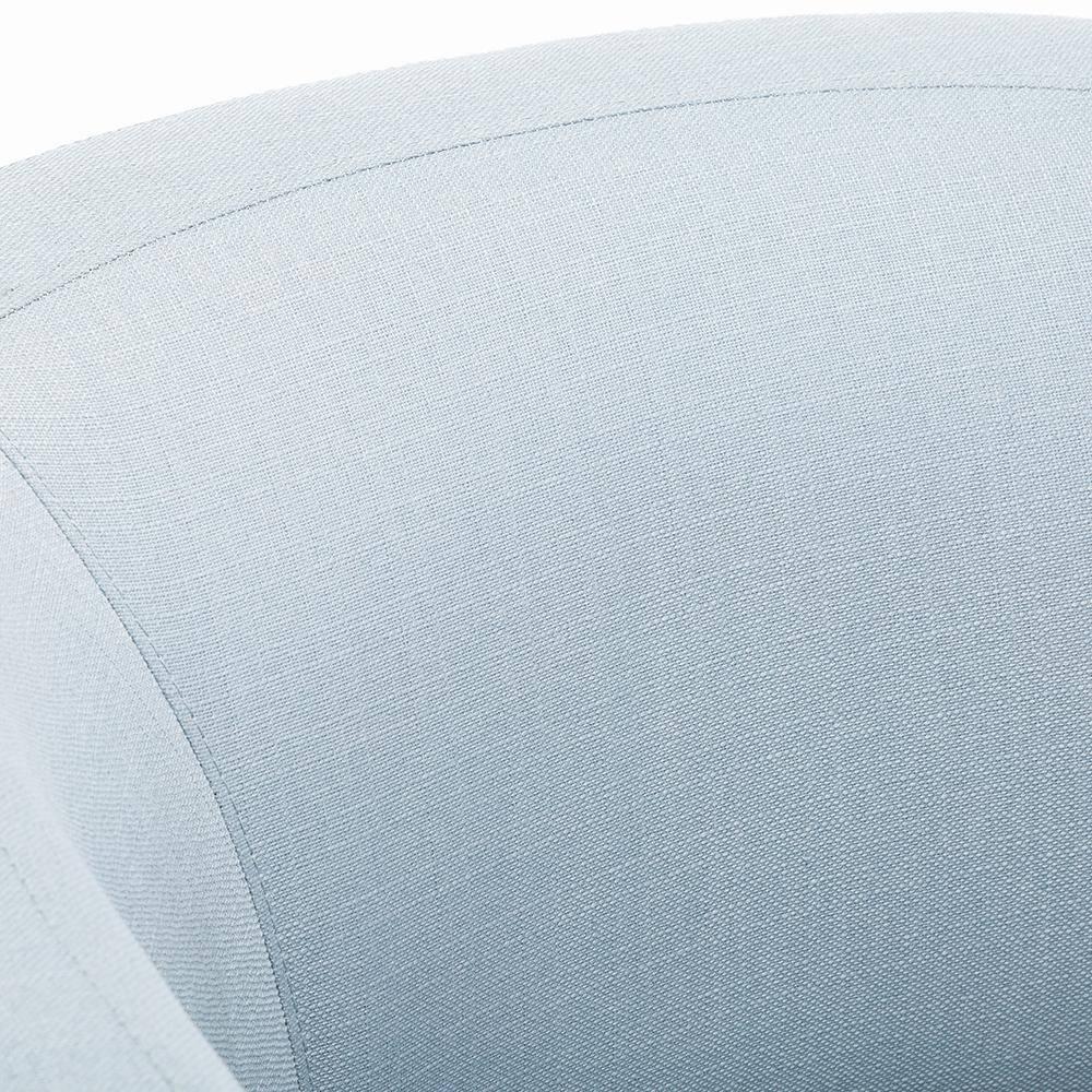 Debbie 77.47cm Wide Polyester Swivel Barrel Chair
