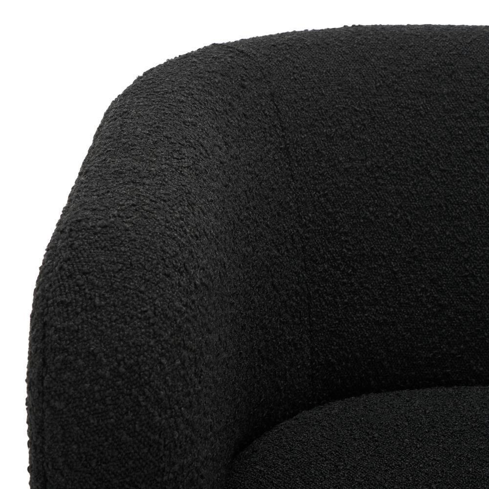 Sammie 3 Leg Accent Chair - SFV5034 - Black - Safavieh Couture