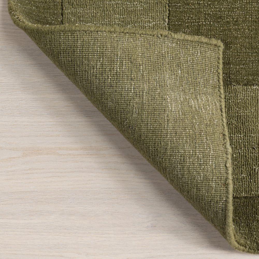 Nuloom Petra High-Low Wool-Blend Area Rug, 4' x 6', Verdant Green