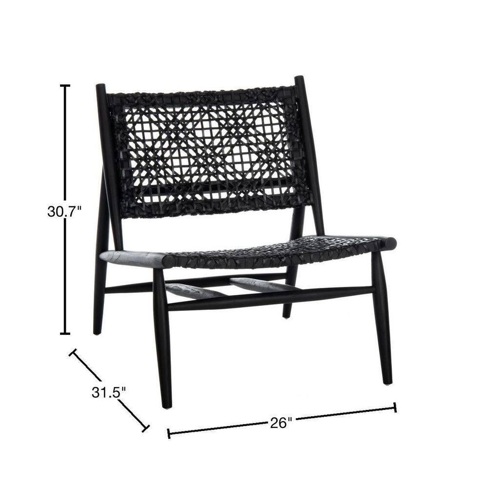 Kazbah Genuine Leather Side Chair