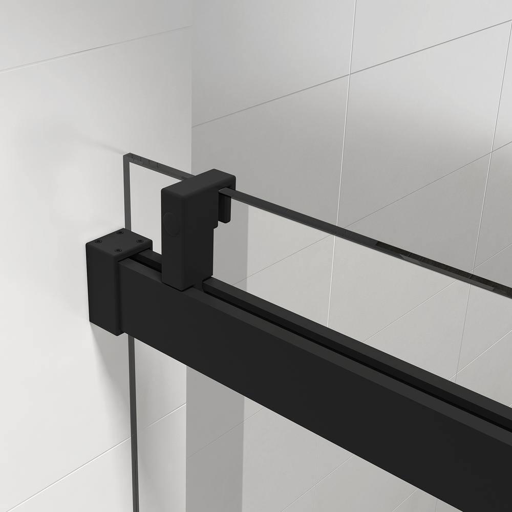 72'' - W x 76'' H Door Frameless Shower Door with Clear Glass