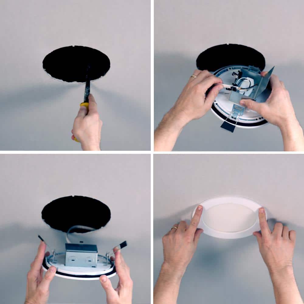 8.5'' Dimmable Air-Tight LED Retrofit Recessed Lighting Kit
