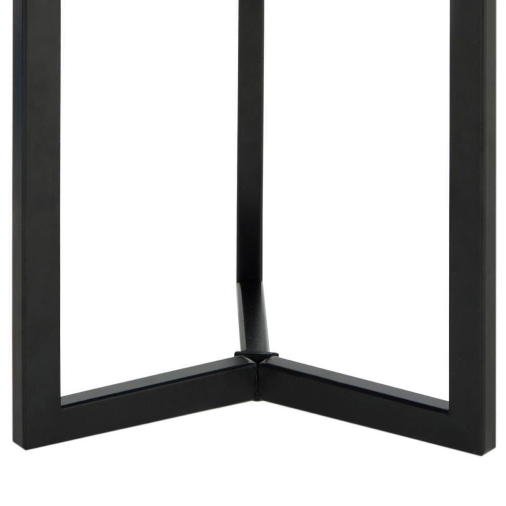 SAFAVIEH Zaira Contemporary Lacquer End Table, Warm Grey/White