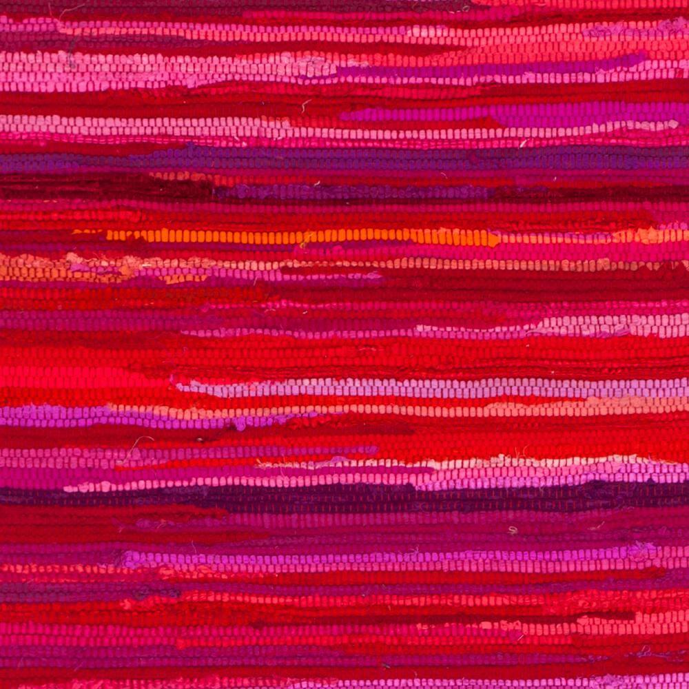 Rag Rug RAR130 Hand Woven Indoor Runner Rug - Red/Multi - 2'3"x6' - Safavieh.