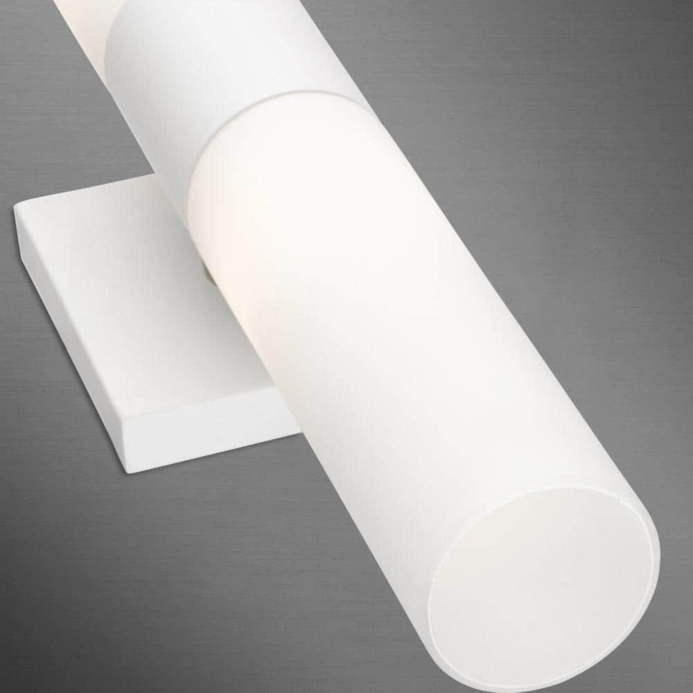 Livex Lighting Textured White ADA 2-Light Vanity Sconce
