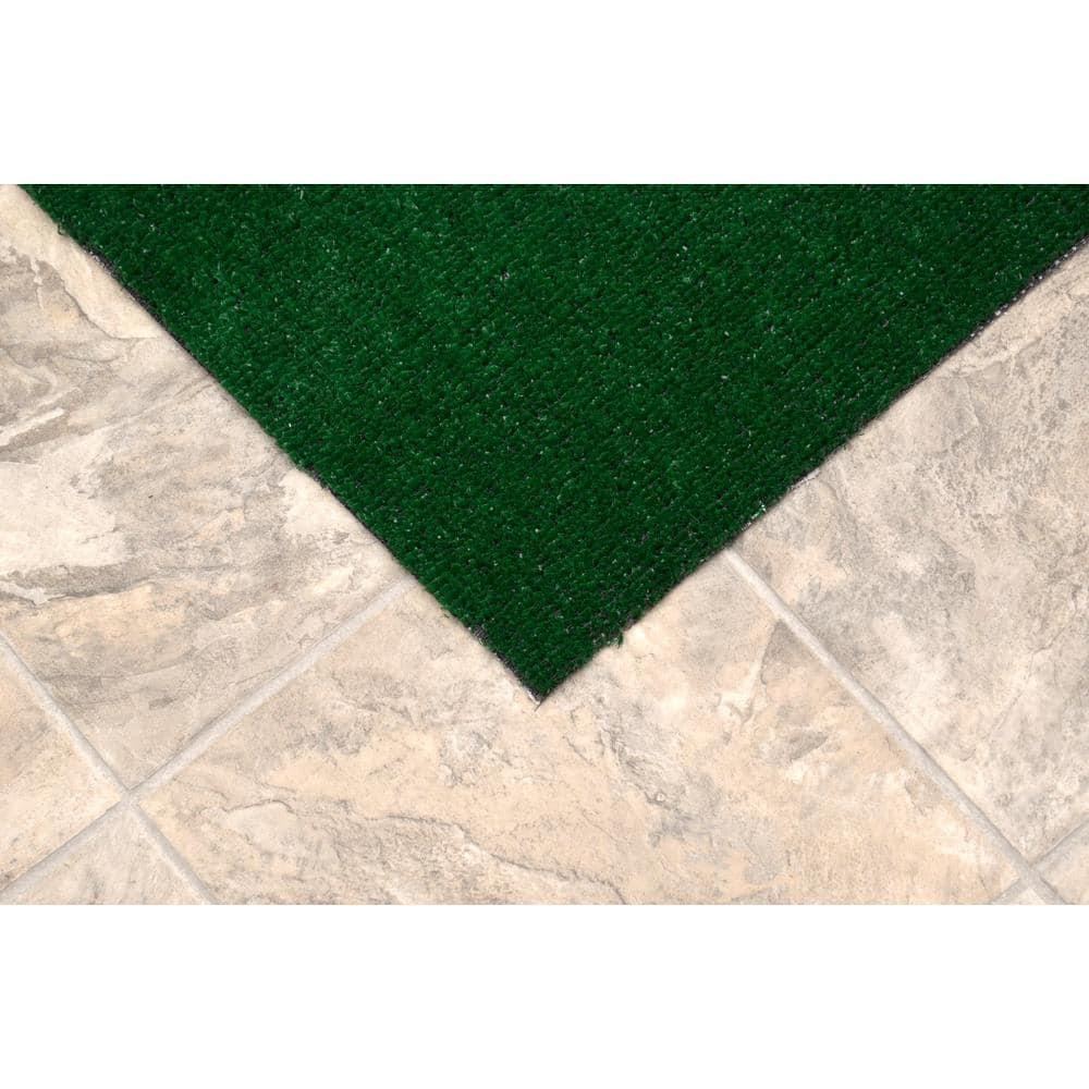 Garland Rug Artificial Grass Green Indoor/Outdoor Area Rug, 4' x 6'