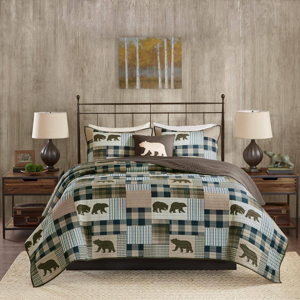 Woolrich Falls Oversized 4 Piece Quilt Set