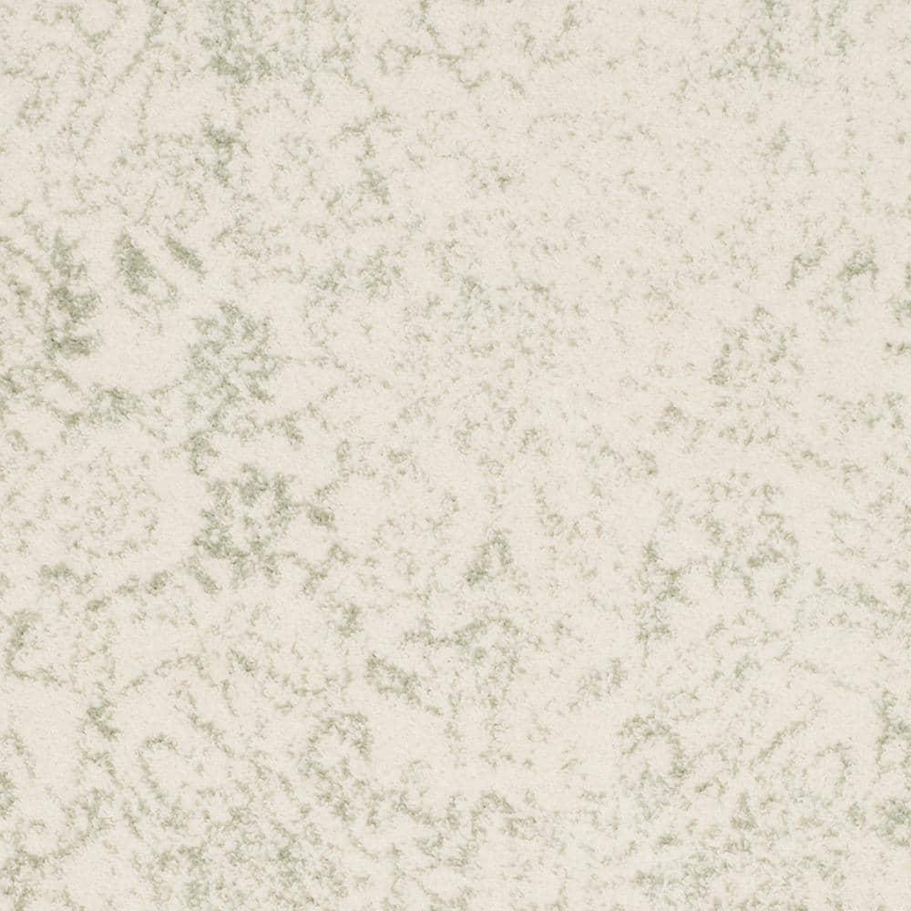 SAFAVIEH Adirondack Wyatt Distressed Area Rug, Ivory/Sage, 3' x 5'