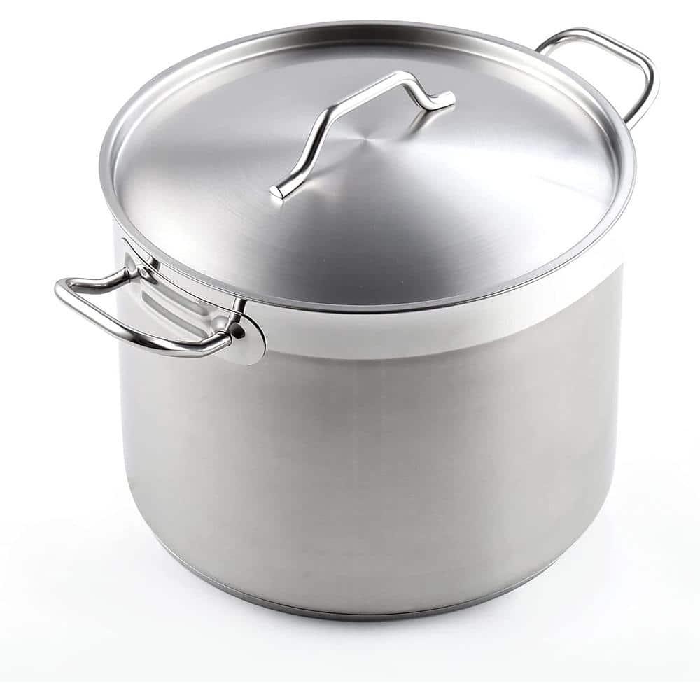 Cooks Standard Cooks Standard Professional Stainless Steel Stock Pot with Lid, Silver