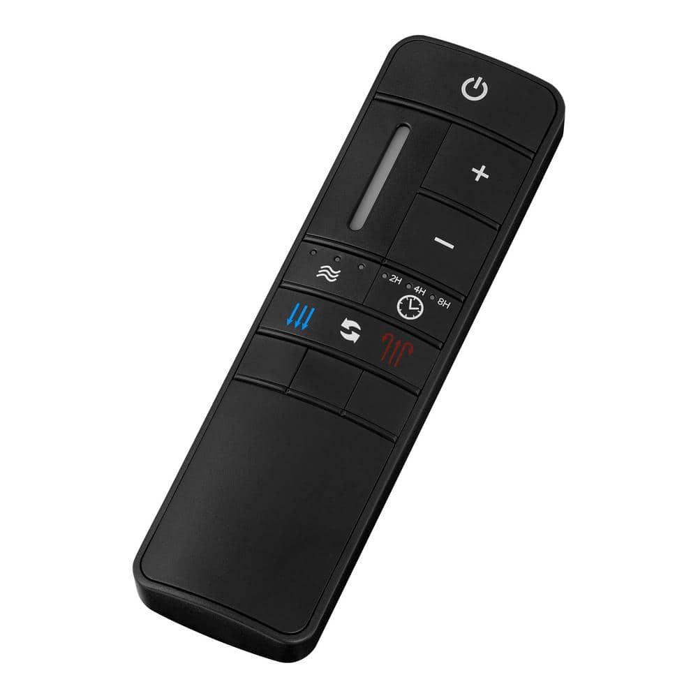 Home Decorators Collection Tager 72 in. Indoor/Outdoor Matte Black Smart Ceiling Fan with Remote Control Powered by Hubspace