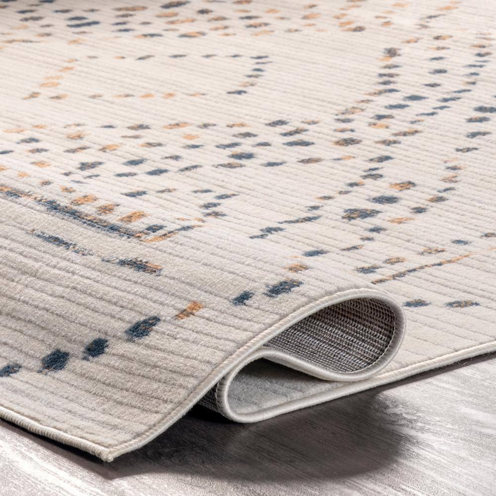 Nuloom Mila Moroccan 8x10 Indoor Area Rug for Living Room Bedroom Dining Room Kitchen, Beige/Ivory