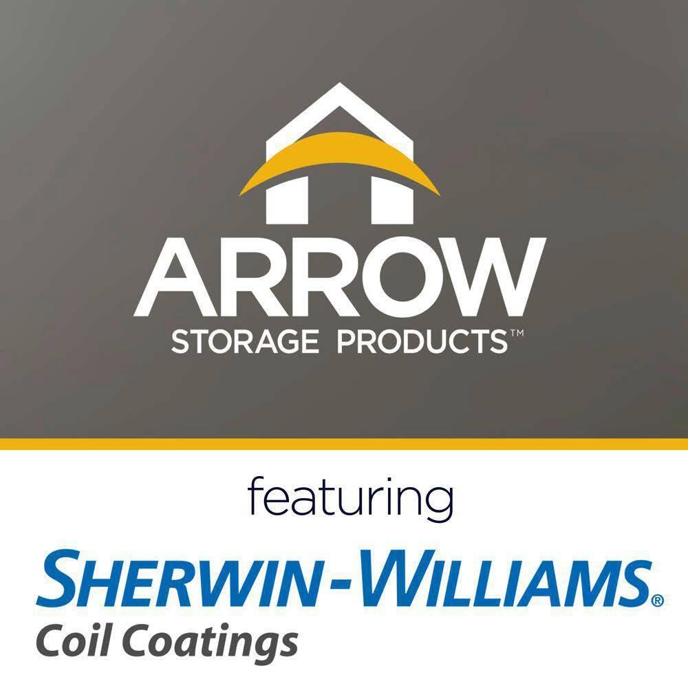 Arrow Steel Carport, Galvanized Black/Charcoal