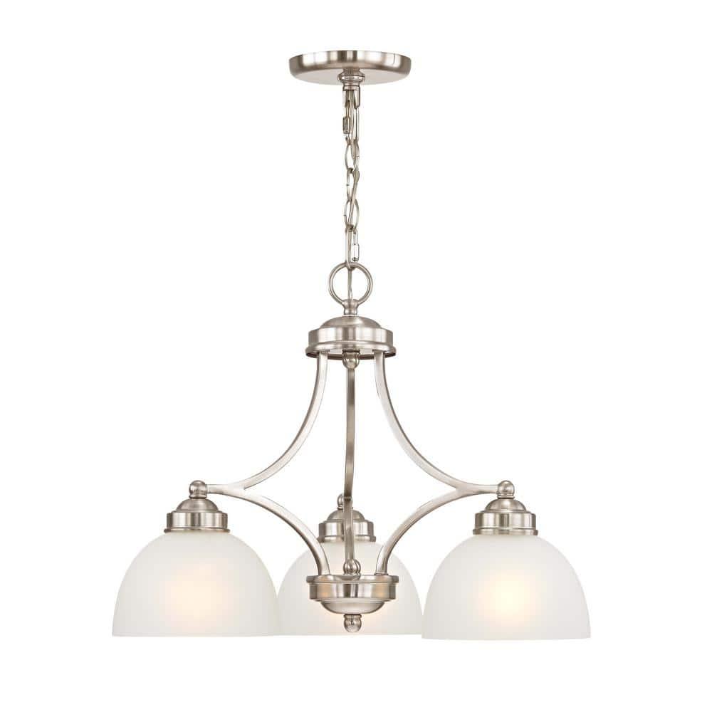 Livex Lighting Somerset 3 - Light Chandelier in  Brushed Nickel