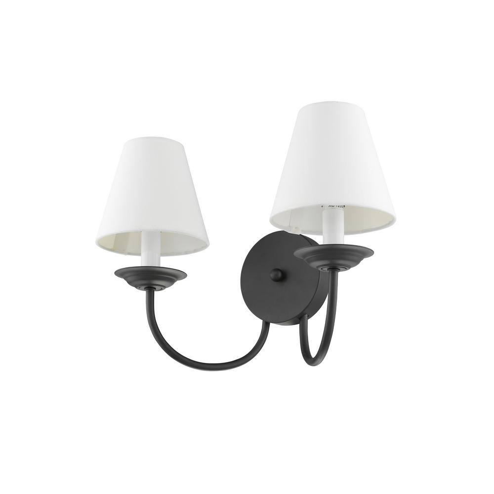 Livex Lighting Mendham 2 - Light Wall Light in  Black