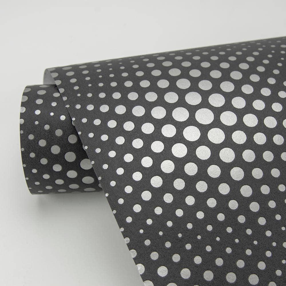Advantage Milo Dark Grey Bubble Geometric Wallpaper