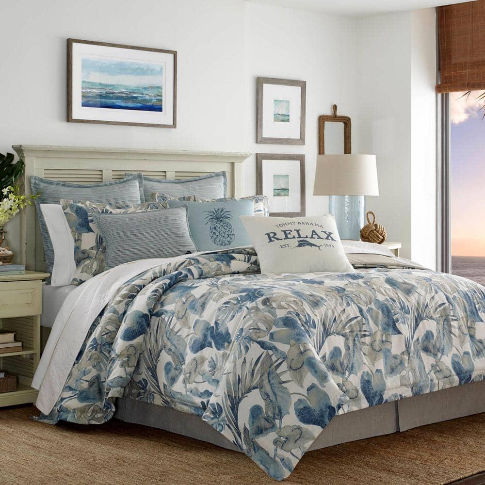 Tommy Bahama Home Tommy Bahama Raw Coast Blue Cotton Comforter Set & Reviews | Wayfair