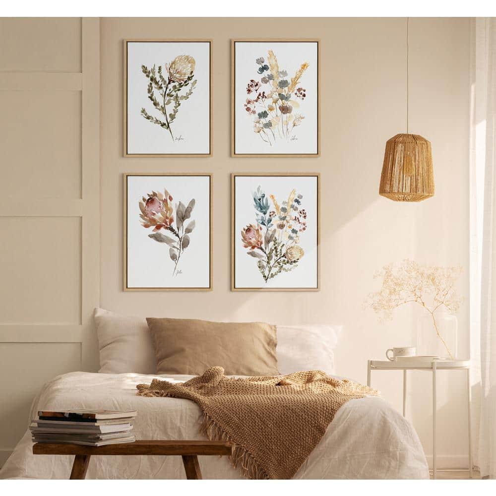 18" x 24" Sylvie Wild King Protea by Sara Berrenson Canvas - Kate & Laurel: Modern Botanical Decor, Vertical Display